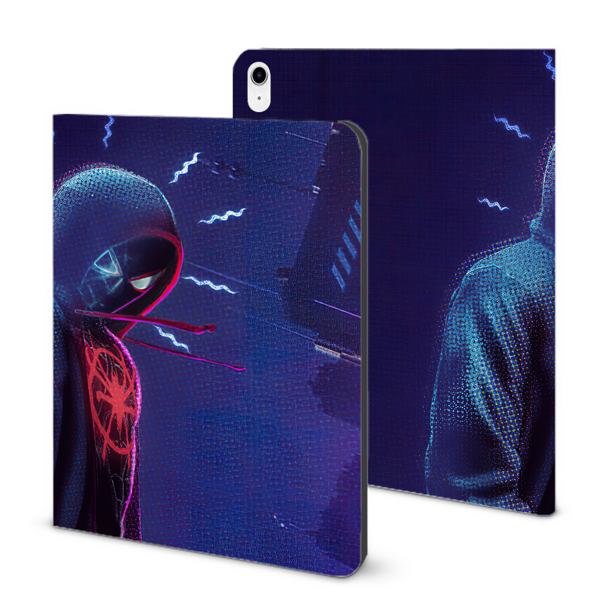 （画像用） Spider Man スパイダーマン IPad ケース ブック型 PUレザー TPU 耐衝撃 軽量 薄型 ペン収納なし 全面保護 IPad 各モデル対応